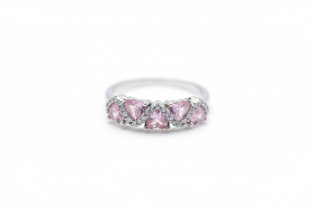 Princess-Cut Chevron Band Ring | Available in Variations
