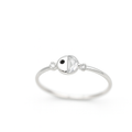 Yin-Yang Motif Ring | Swiss Zirconia, Minimal Design