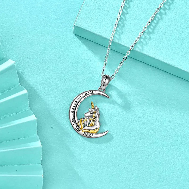 Unicorn Moon Love Necklace