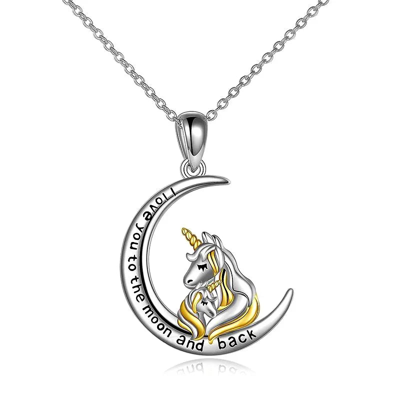 Unicorn Moon Love Necklace