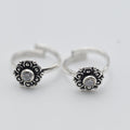 Floral Swirl Adjustable Toe Rings