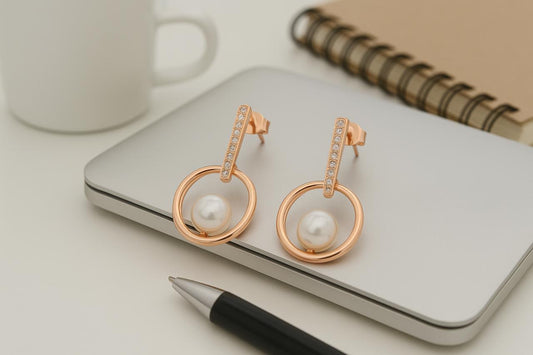 Rose Gold Dangler