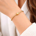 Golden Snake Chain Bracelet