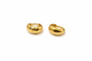Colored Gems Huggie Earrings - Miora