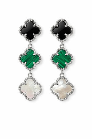 Lucky Clover Dangler Earrings - Miora