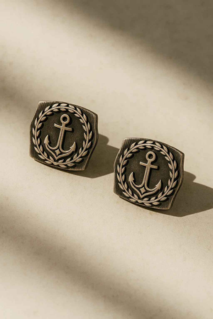 Anchor Crest Cufflinks