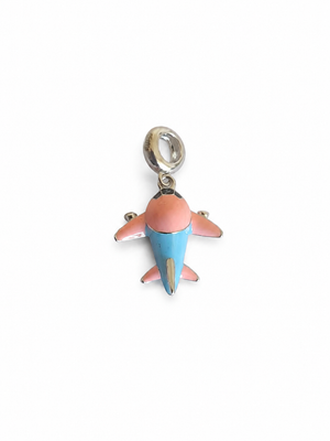 Blue Aeroplane Charm - MIO20260616
