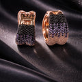 Hinged Huggie Hoops - Miora