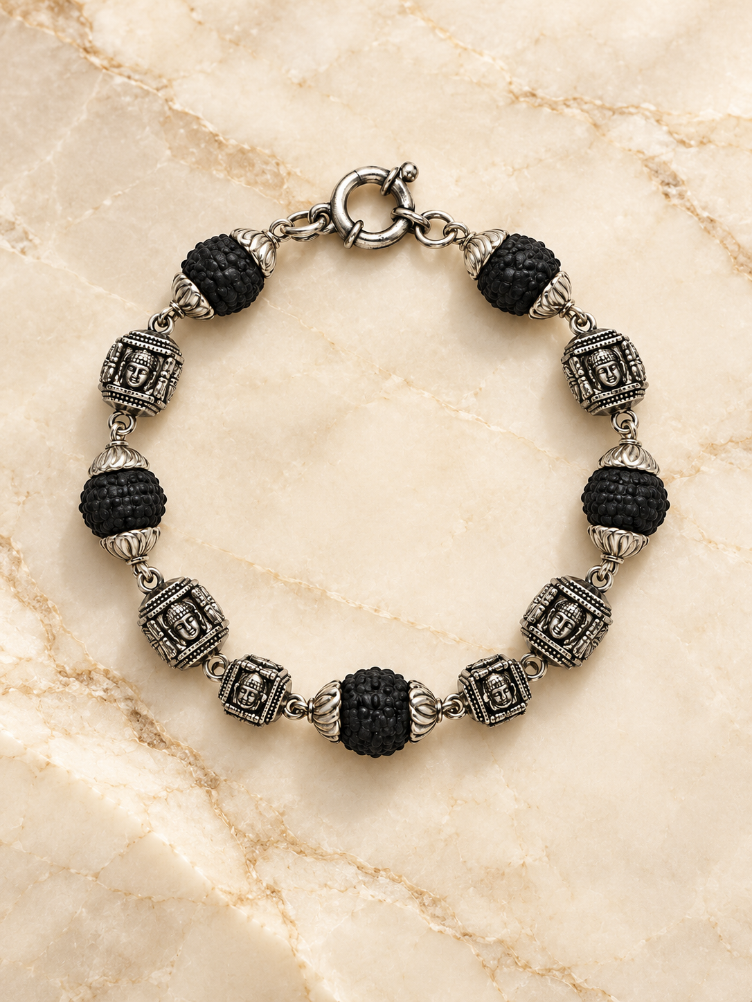 Midnight Rudraksha Bracelet