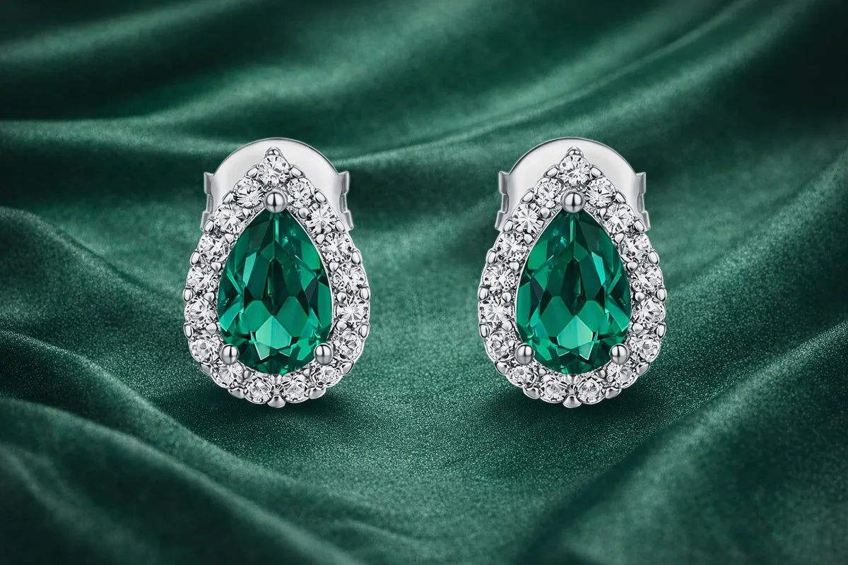 Floral Teardrop Earrings - Miora
