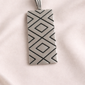 Geometric Engraved Pendant - Miora