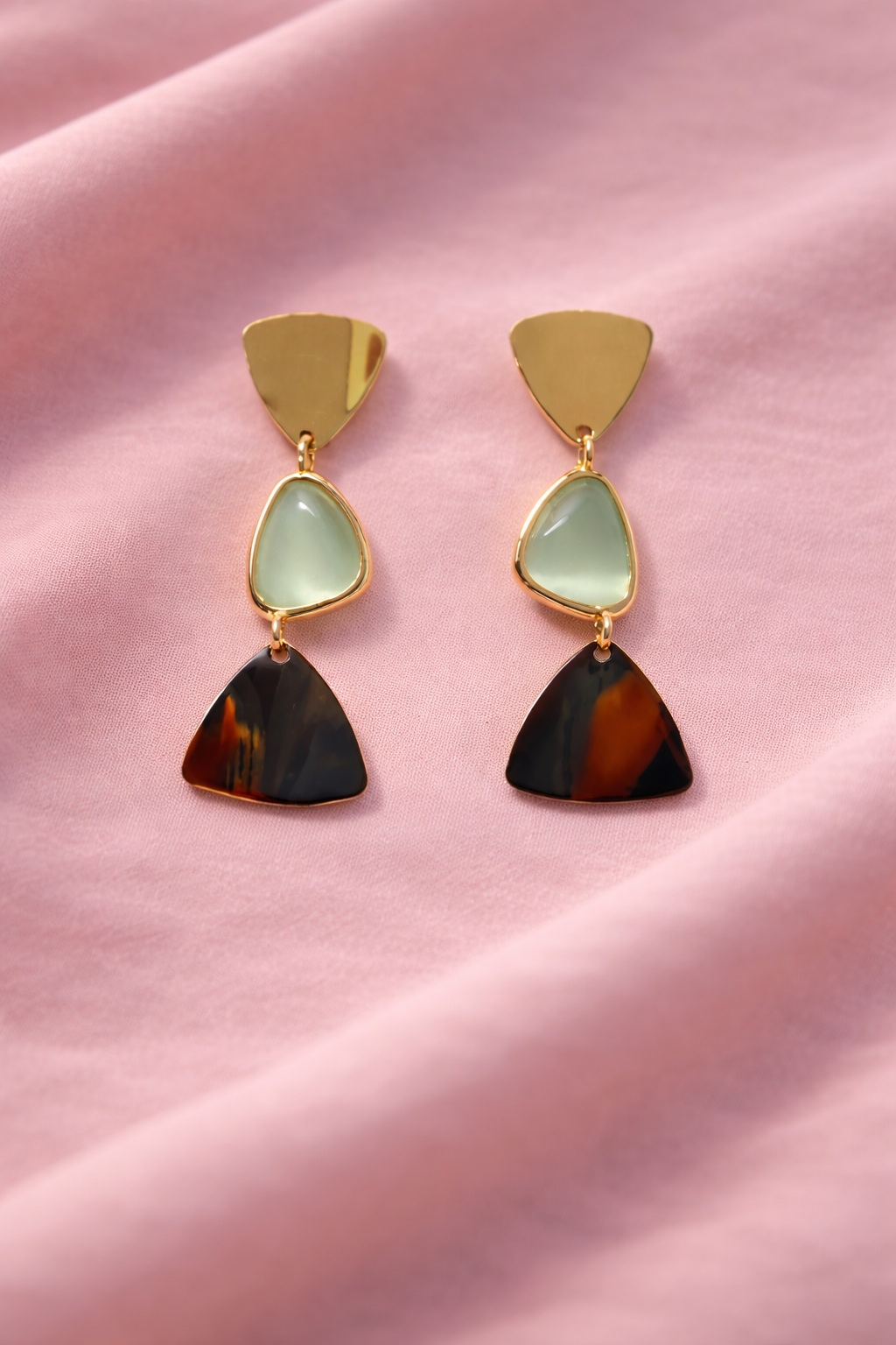 Geometric-Drop Earrings