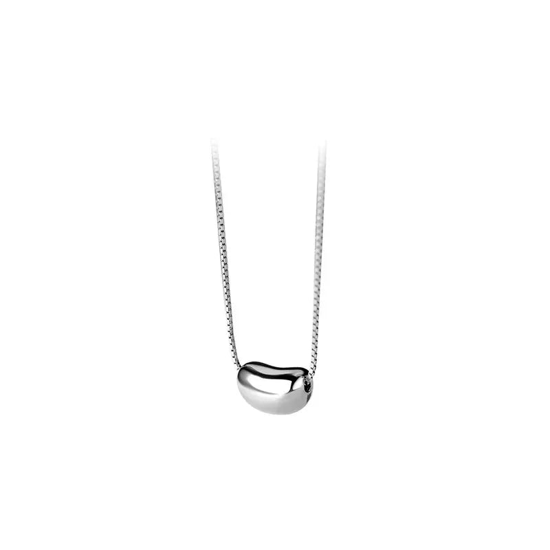 MIORA 925 Sterling Silver Bean Necklace