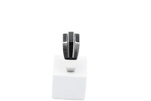 MIORA 925 Sterling Silver Black Mens Ring - image 5