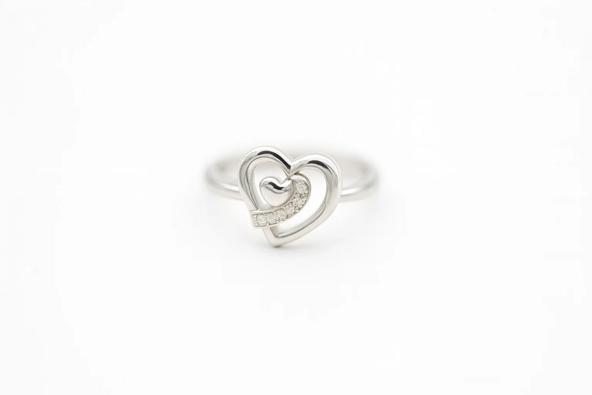 MIORA 925 Sterling Silver Bloom Zirconia Ring - main image