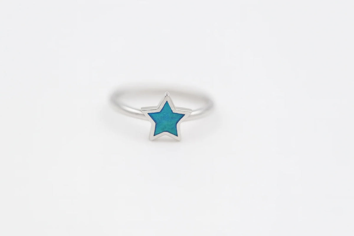 MIORA 925 Sterling Silver Blue-Star Zirconia Ring - image 5