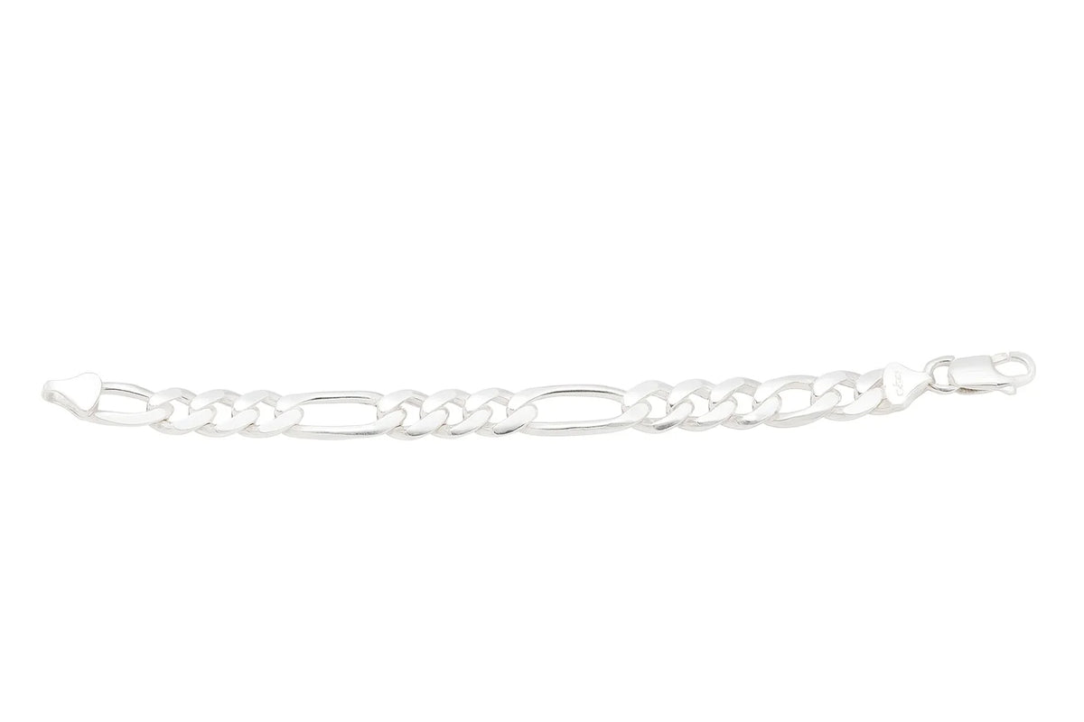 MIORA 925 Sterling Silver Cuban Link Bracelet