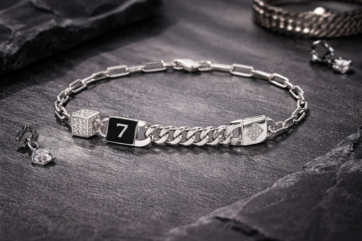 MIORA 925 Sterling Silver Curb Link Bracelet - main image