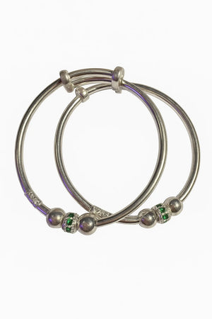 MIORA 925 Sterling Silver Curved Kada