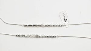 MIORA 925 Sterling Silver Diamond-Cut Prestige Anklet - image 3