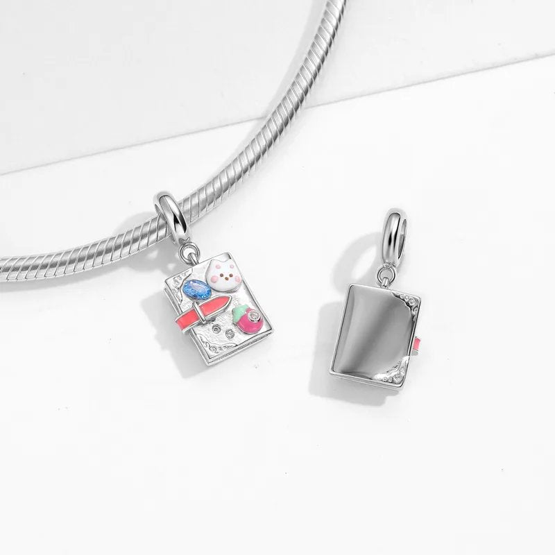 MIORA 925 Sterling Silver Diary Charm