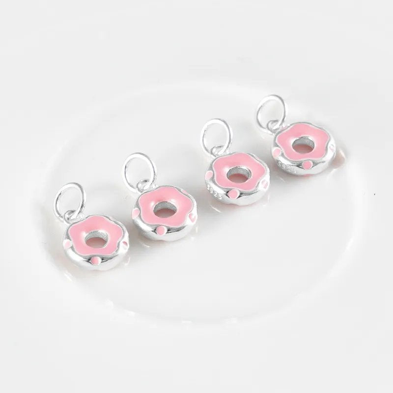 MIORA 925 Sterling Silver Donut Charm