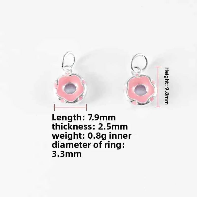 MIORA 925 Sterling Silver Donut Charm