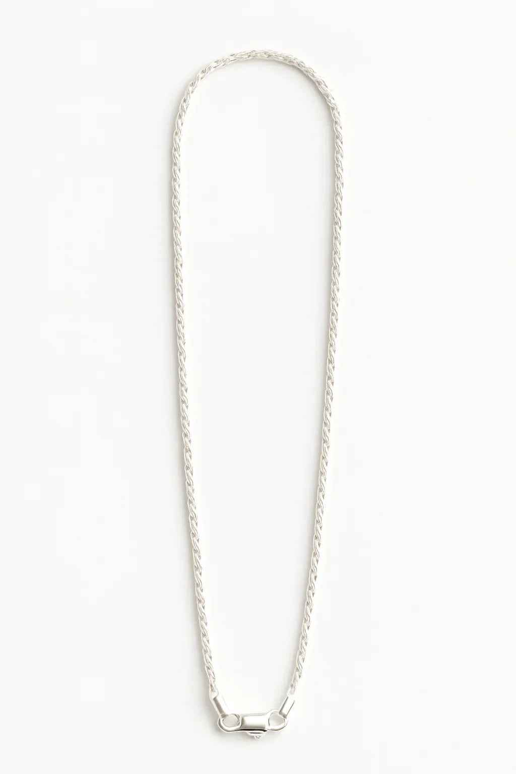 MIORA 925 Sterling Silver Double Rope Chain