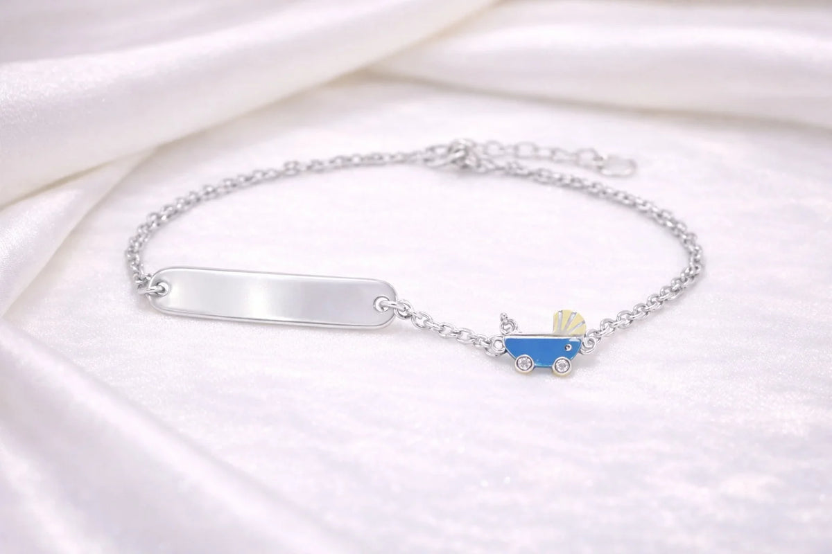 MIORA 925 Sterling Silver Engravable Bracelet