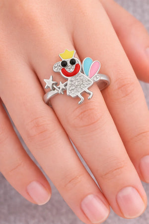 MIORA 925 Sterling Silver Fairy Princess Ring