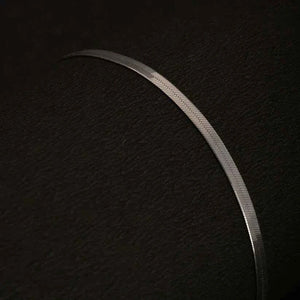 MIORA 925 Sterling Silver Flat Snake Chain