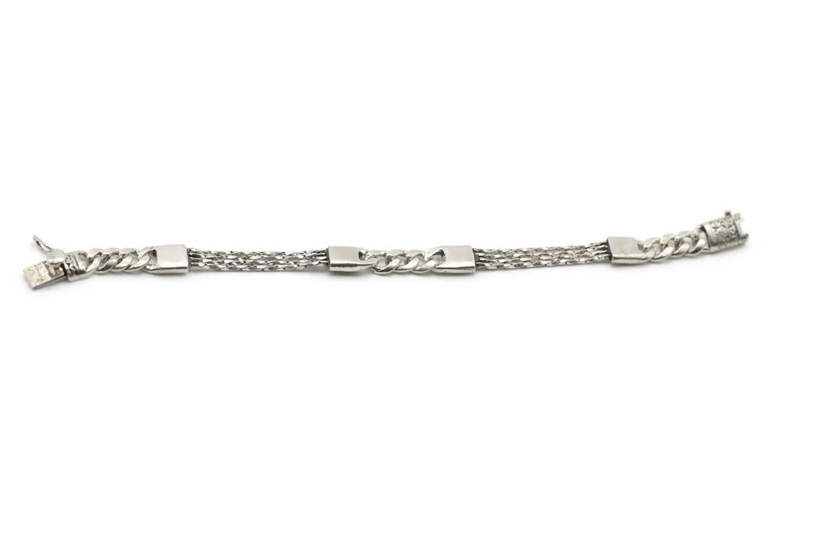 MIORA 925 Sterling Silver Forge Flow Bracelet - image 4