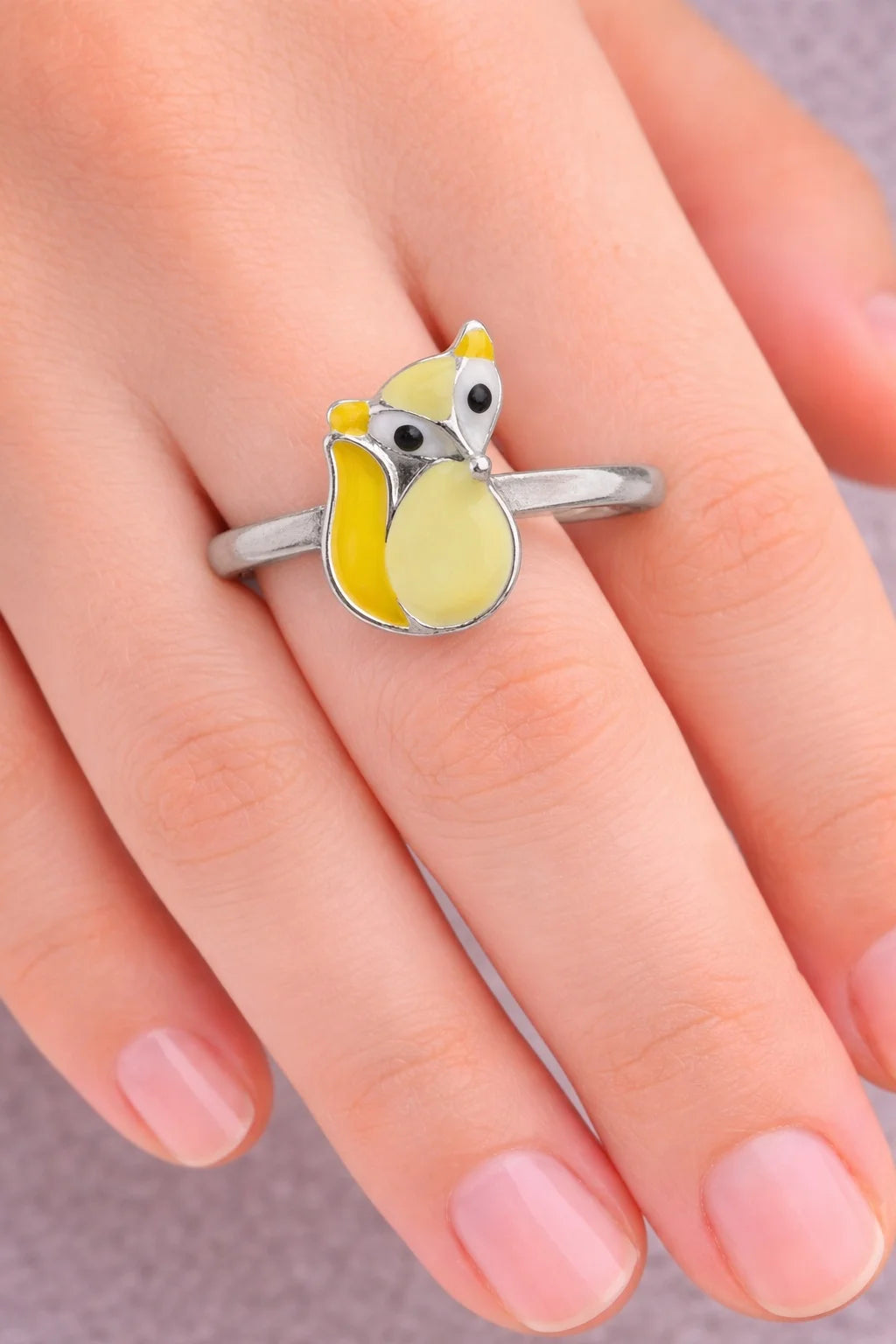 MIORA 925 Sterling Silver Fox Ring
