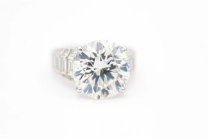 MIORA 925 Sterling Silver Grand-Solitaire Zirconia Ring - image 3