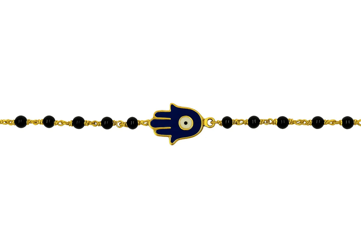 MIORA 925 Sterling Silver Hamsa Najariya Bracelet - image 3