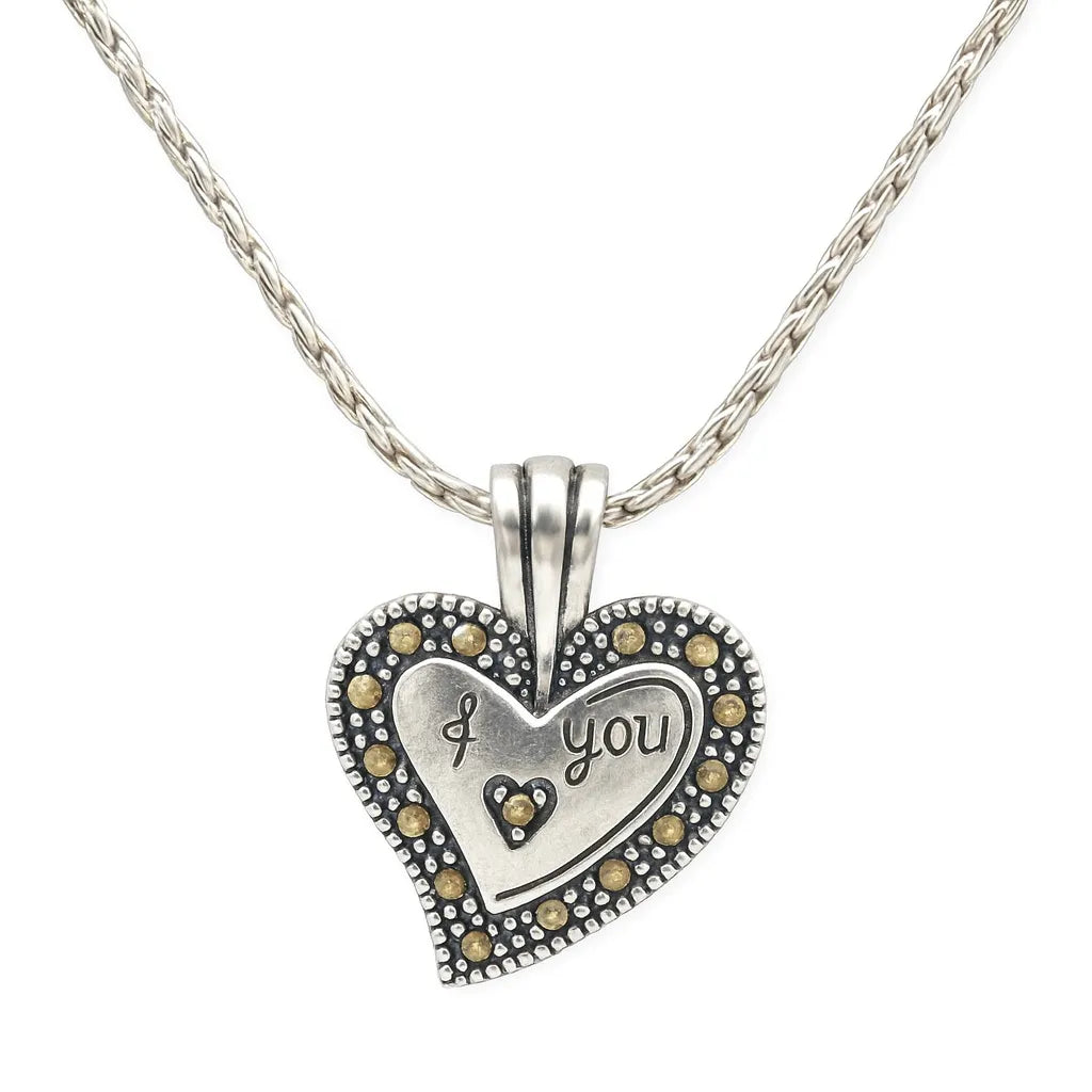 MIORA 925 Sterling Silver Heart Necklace