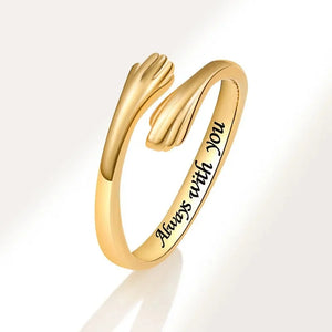 MIORA 925 Sterling Silver Hug Always Ring