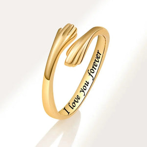 MIORA 925 Sterling Silver Hug Always Ring