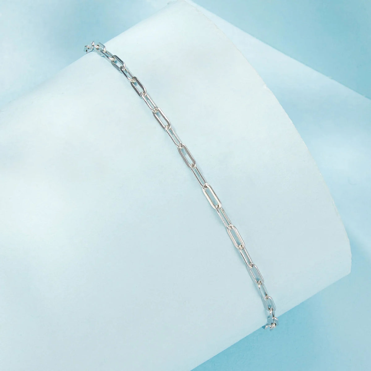 MIORA 925 Sterling Silver Link Chain Bracelet