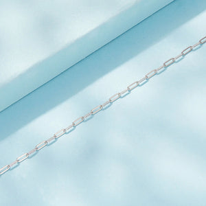 MIORA 925 Sterling Silver Link Chain Bracelet