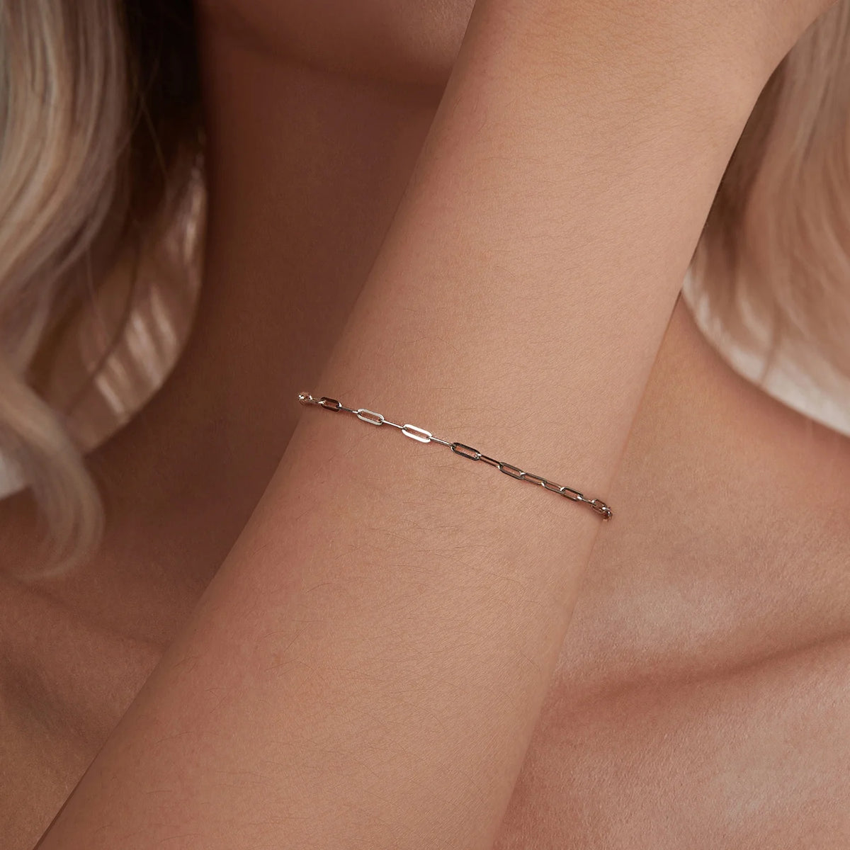 MIORA 925 Sterling Silver Link Chain Bracelet