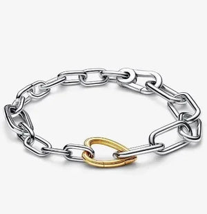 MIORA 925 Sterling Silver Medallion Charm Bracelet
