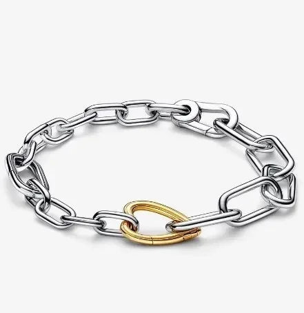 MIORA 925 Sterling Silver Medallion Charm Bracelet