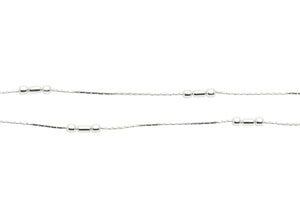MIORA 925 Sterling Silver Nitya Beads Anklet - image 2