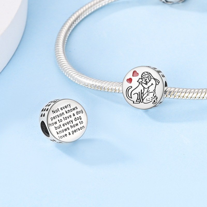 MIORA 925 Sterling Silver Pet Love Bead