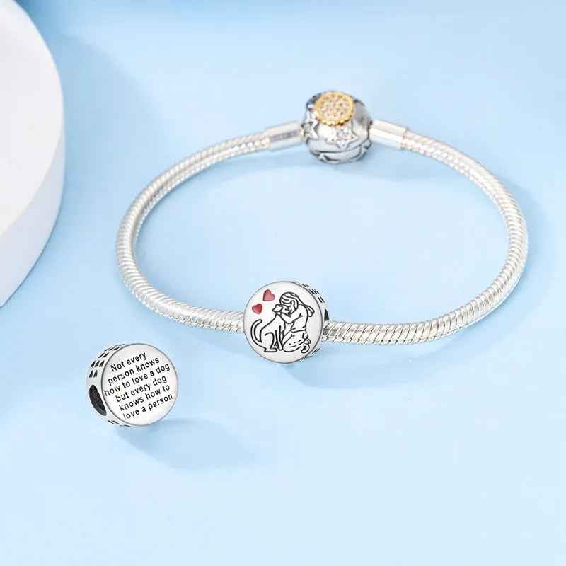 MIORA 925 Sterling Silver Pet Love Bead