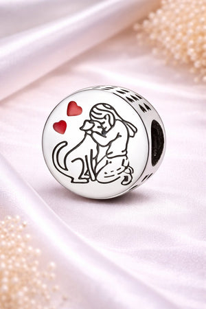 MIORA 925 Sterling Silver Pet Love Bead