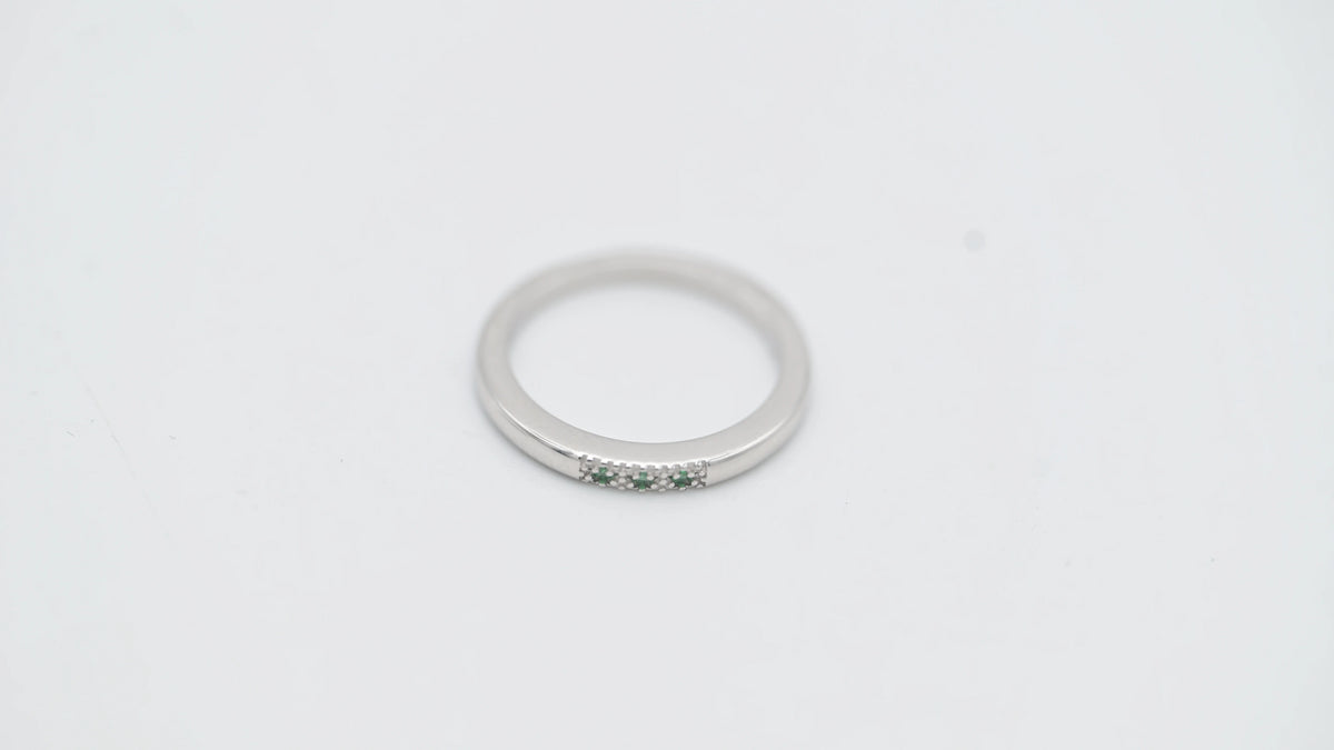 MIORA 925 Sterling Silver Pink-Sapphire Zirconia Ring - image 7