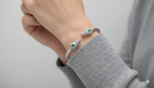 MIORA 925 Sterling Silver Royale-Elephant Zirconia Bracelet - image 2