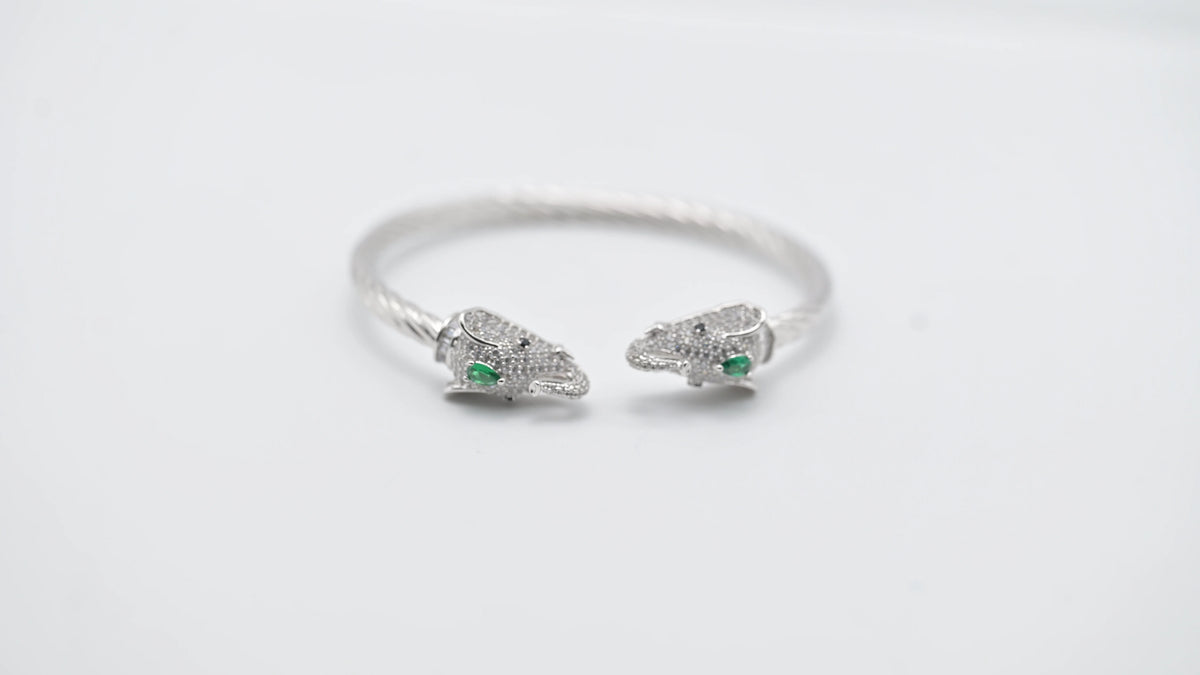 MIORA 925 Sterling Silver Royale-Elephant Zirconia Bracelet - image 3